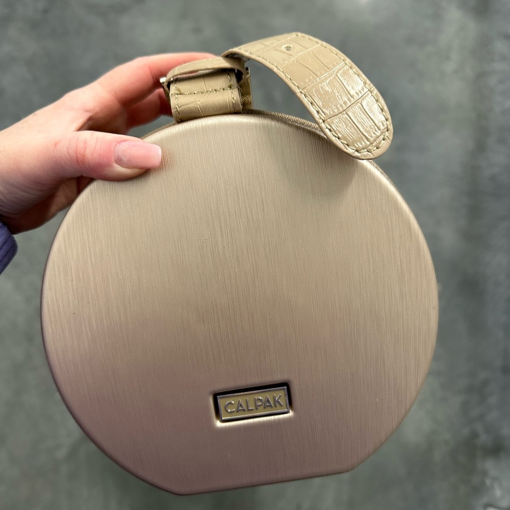 Calpak Champagne Small Hat Box
